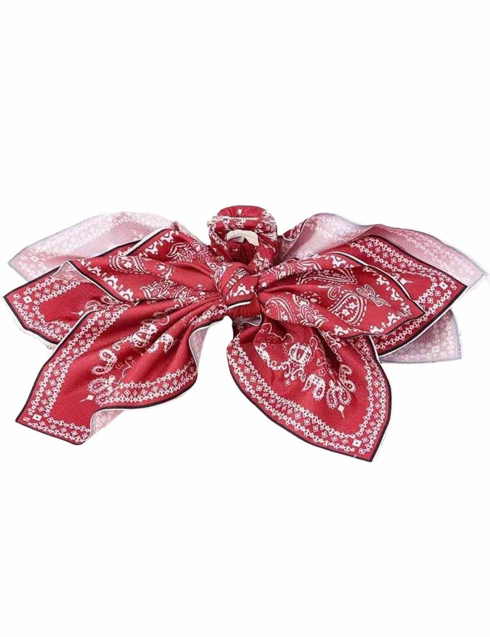 Paisley Print Hair Clip, Several Colors