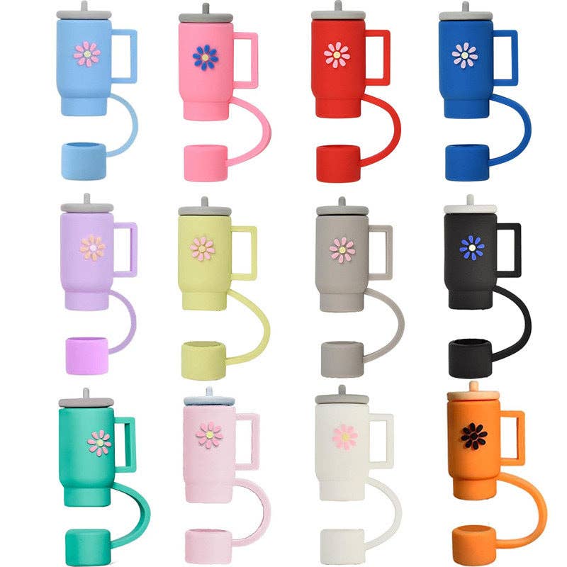 Cowboy Hat Silicone Straw Topper