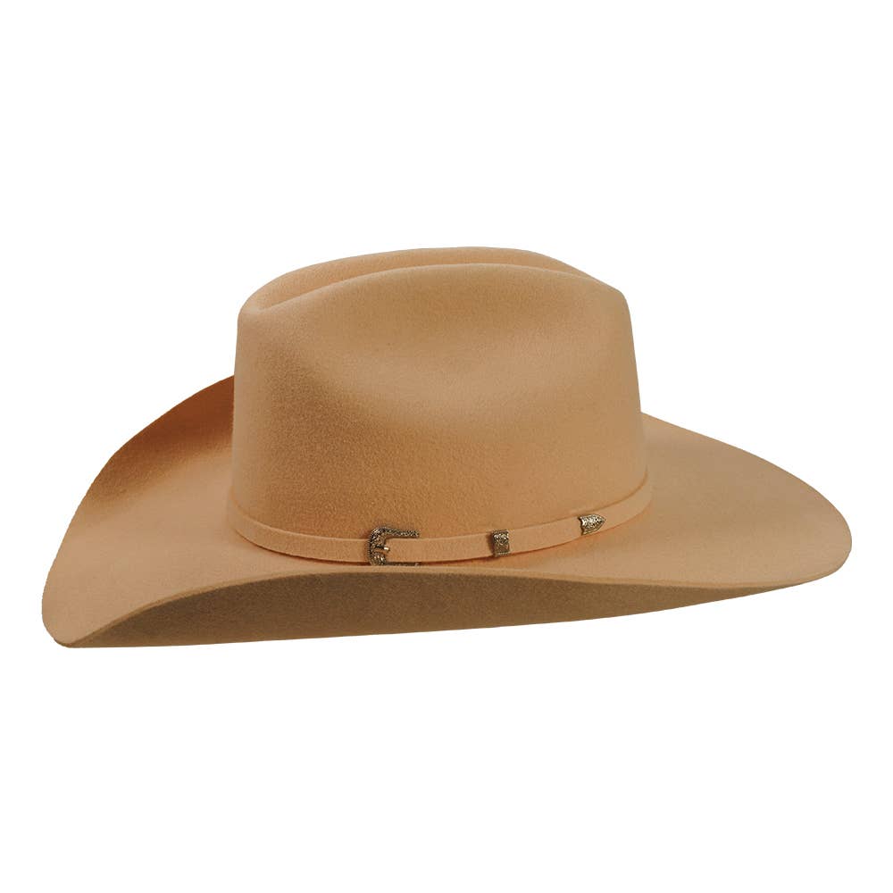 100% Wool Felt Western Cattleman hat