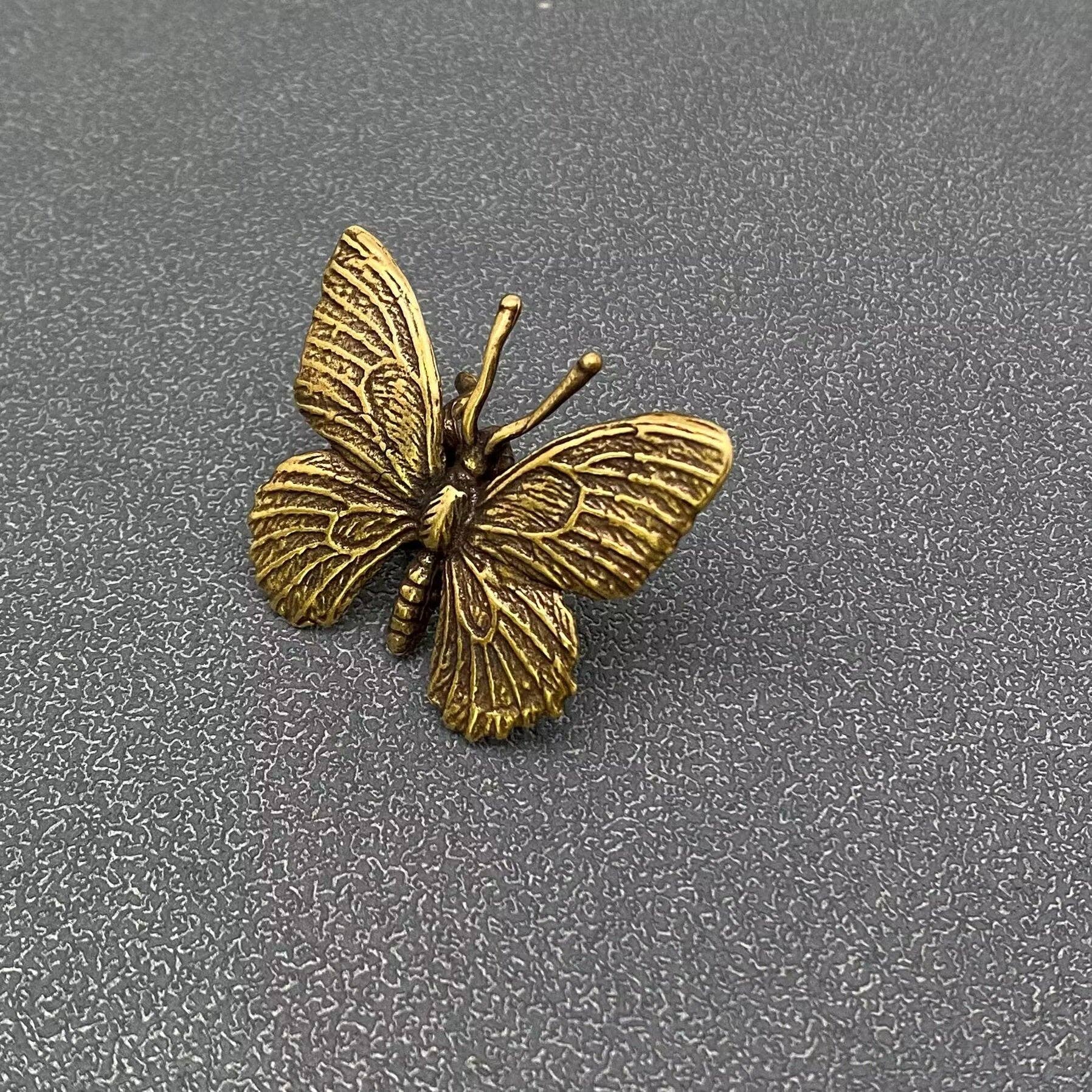 Butterfly Brass Figurine