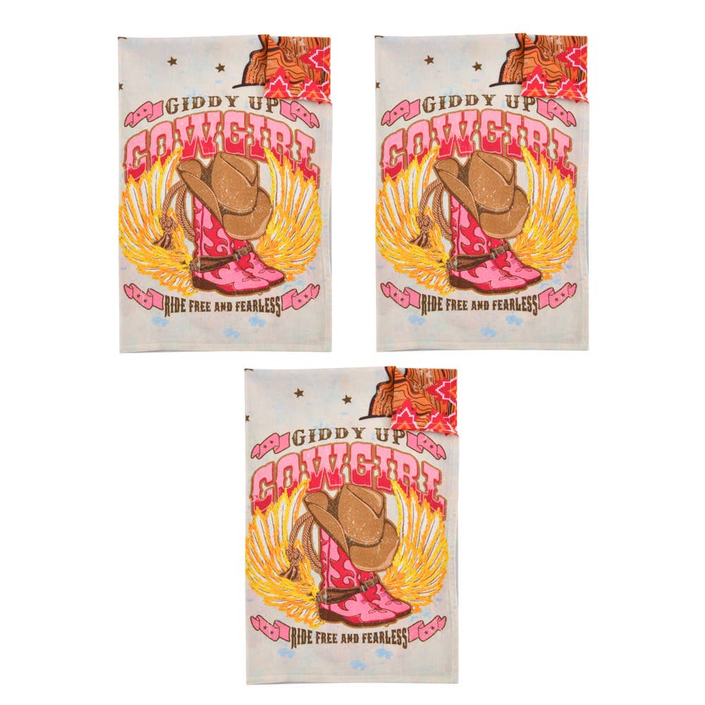 Giddy Up Tea Towel