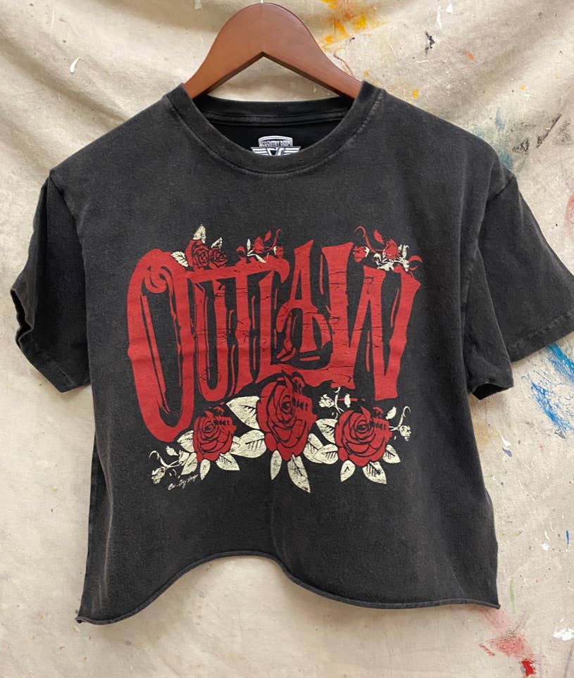 Outlaw Cropped T-shirt