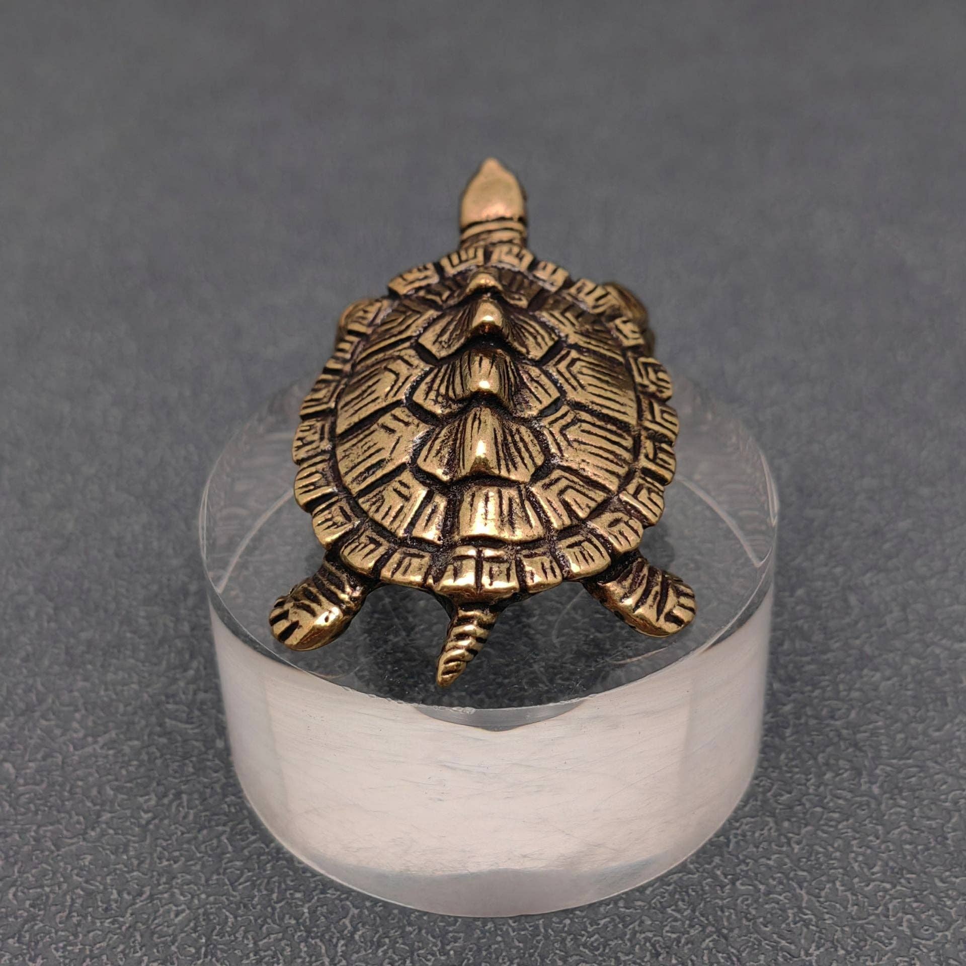 Turtle Brass Figurine