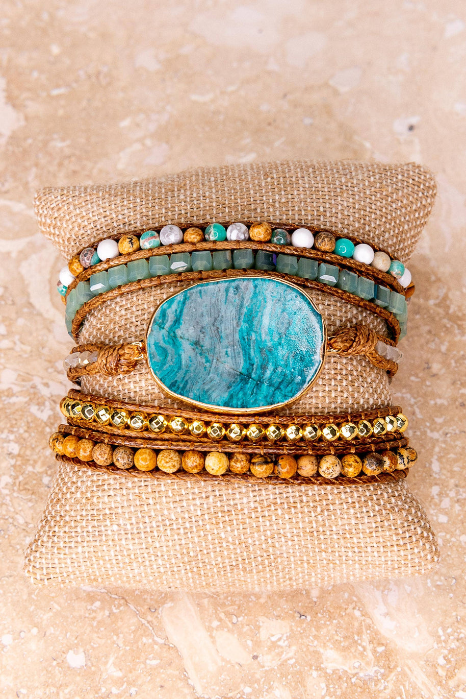 Kelly Wrap Bracelet: Pink
