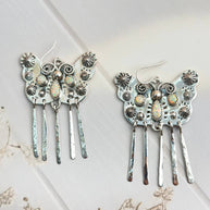 Boho Butterfly in Mesa Desert Opal Earrings