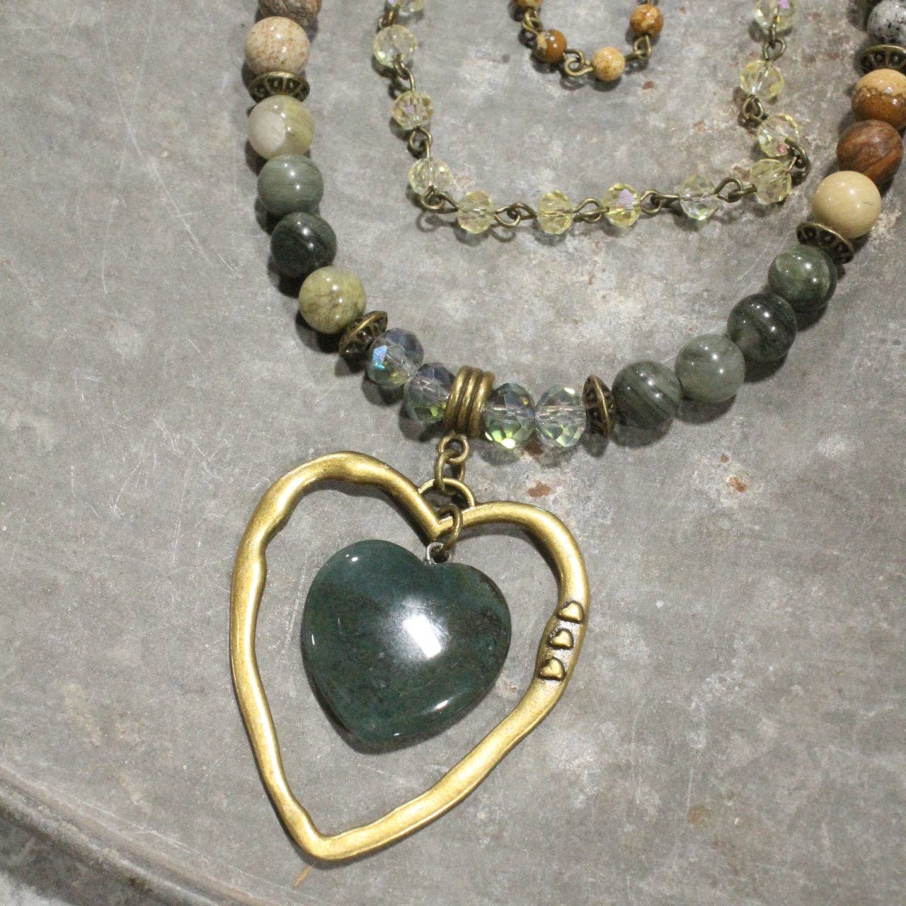 My Heart Beat Layered Necklace