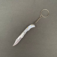 Wood & Acrylic Handle Foldable Stainless Steel Knife