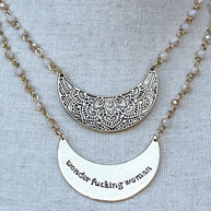 Wonder Woman Necklace in Gold