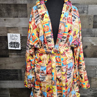 Vintage Rodeo Poster Women's Western Bath Robe