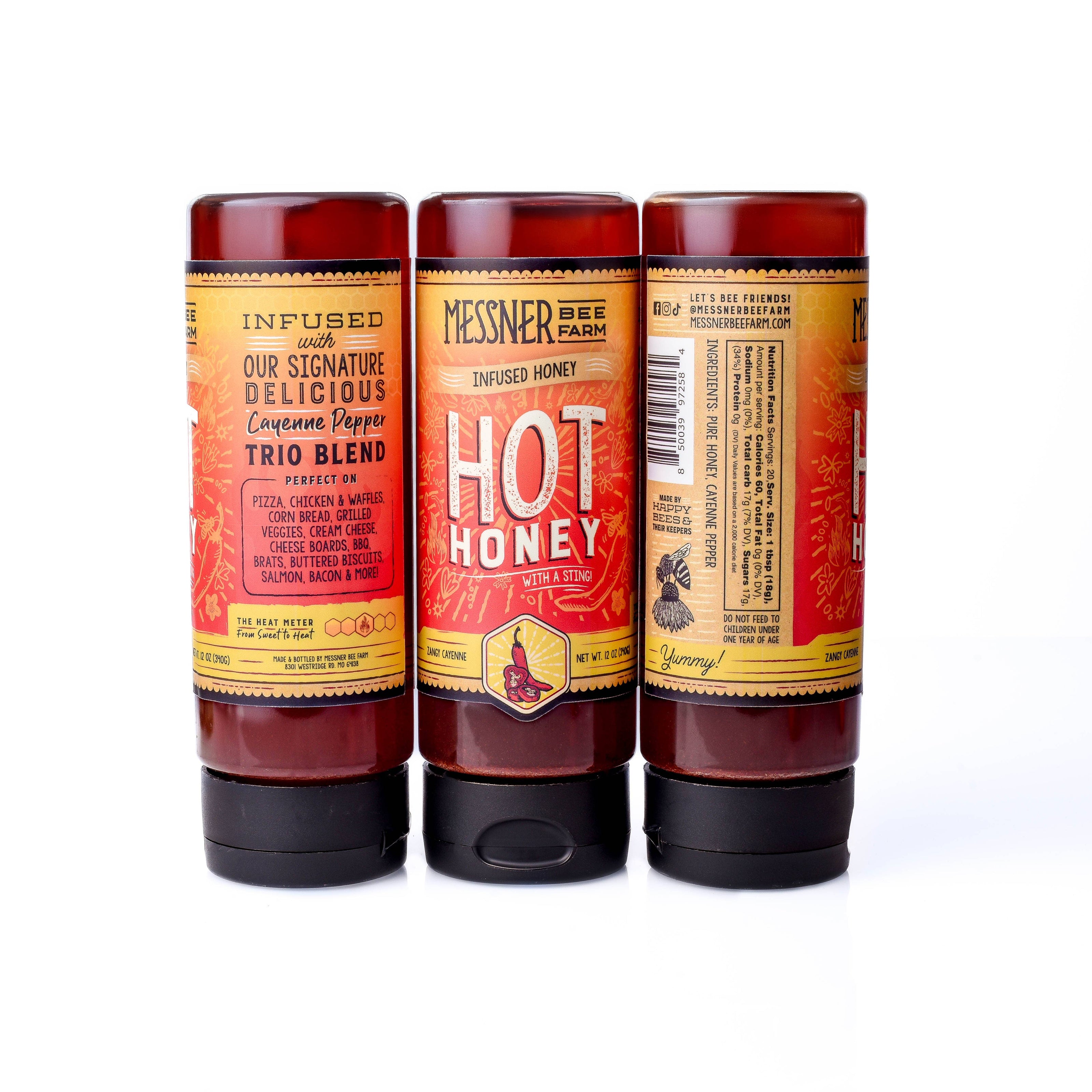 Kansas City Infused Hot Honey, 12oz