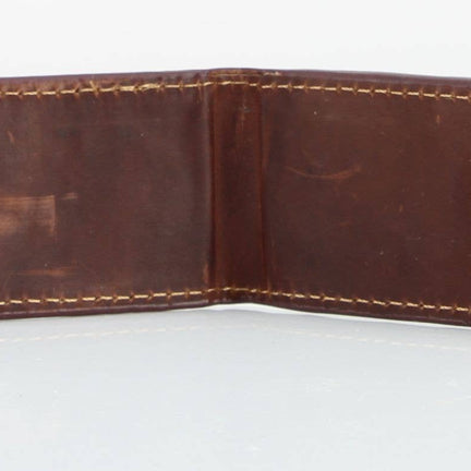 American Bison Oil Pull Up Leather Money Clip