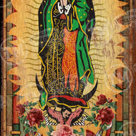 Pray for us Sinners Wood Art