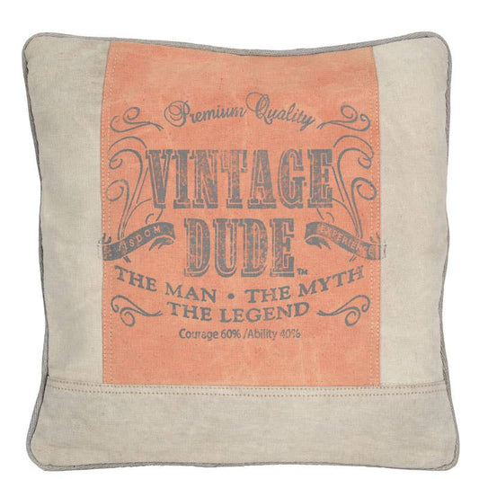 Vintage Dude Pillow