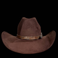 Leather Buckle Belt Hat Band