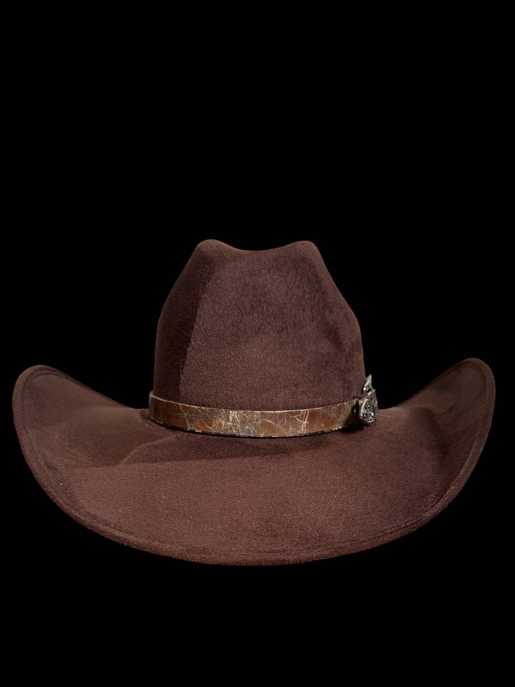 Leather Buckle Belt Hat Band