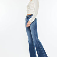 Kan Can Mid Rise Flare Jeans