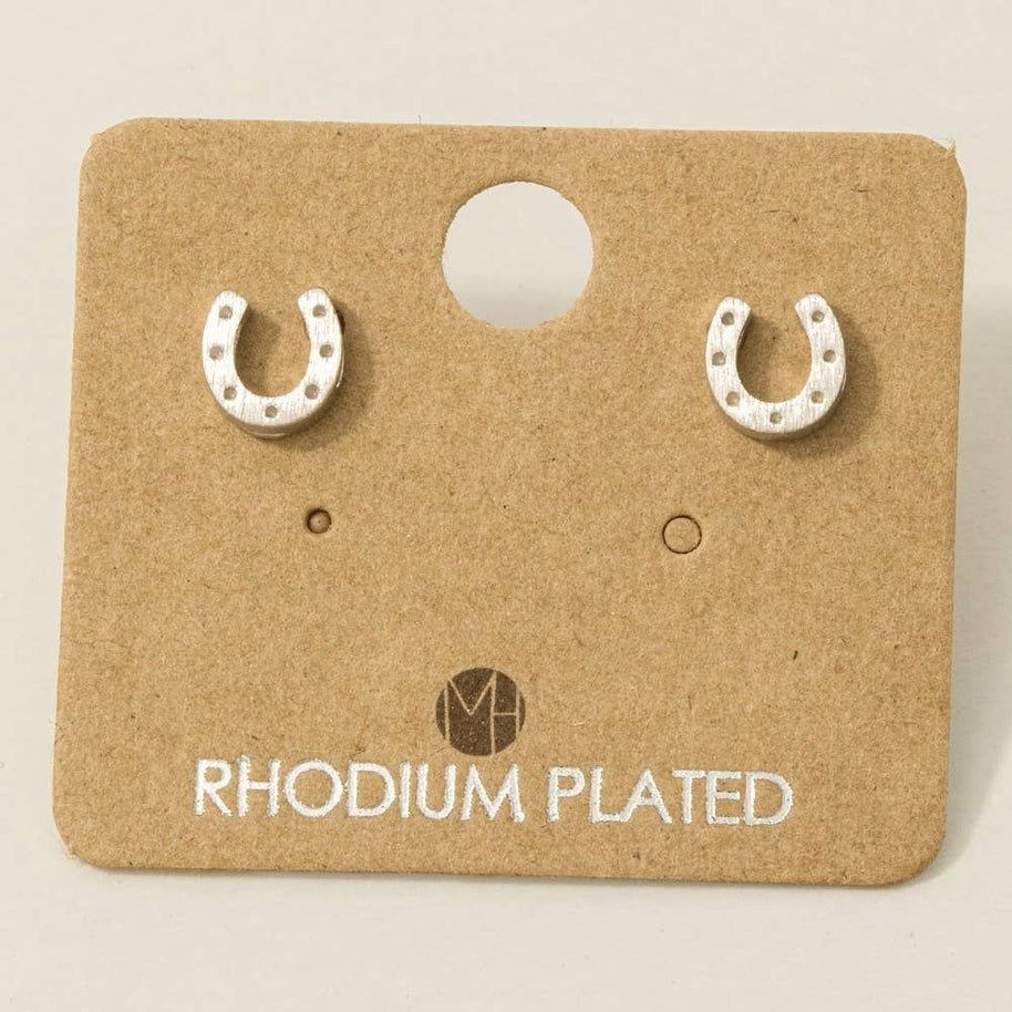 Mini Horseshoe Earrings
