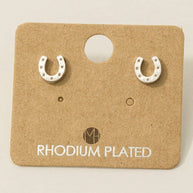 Mini Horseshoe Earrings