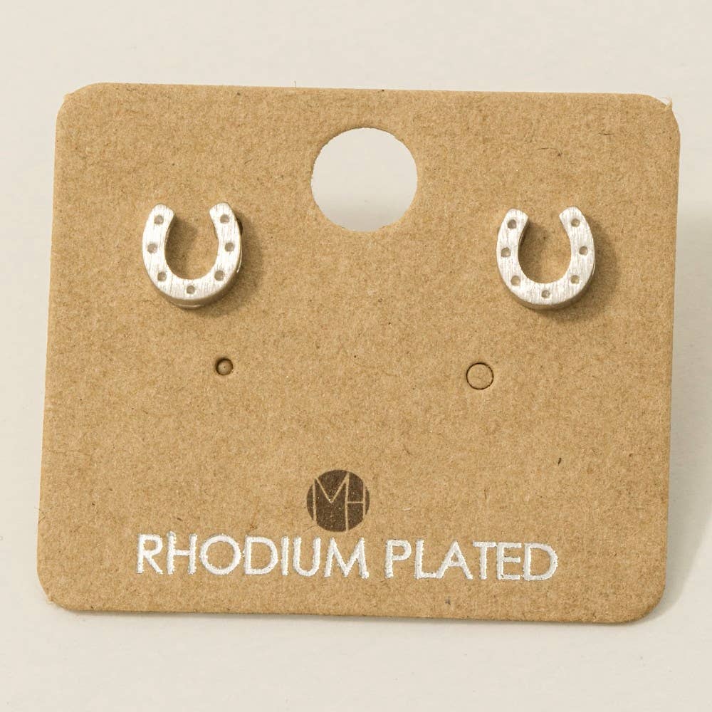 Mini Horseshoe Earrings