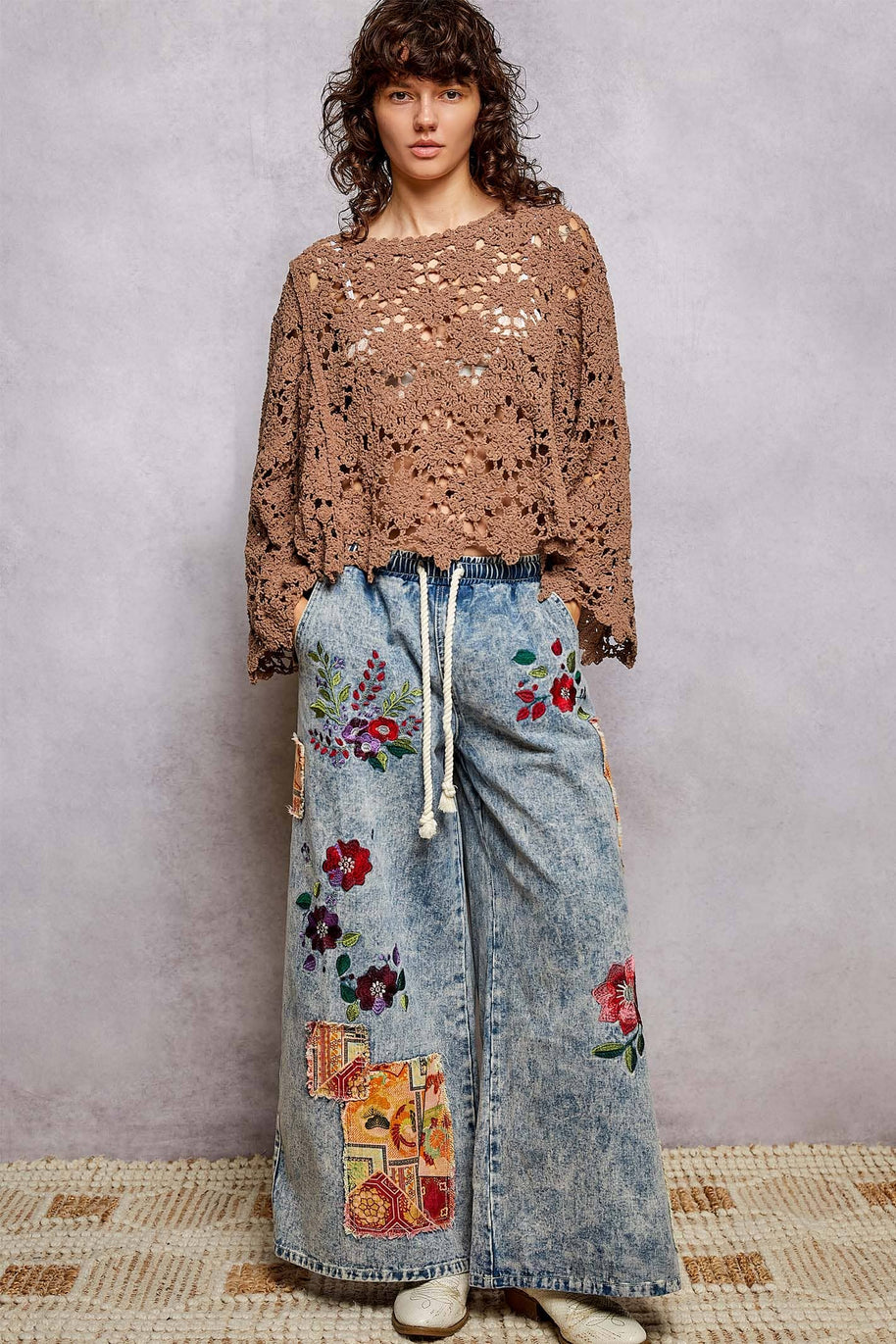 Crochet Chenile Sweater