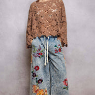 Crochet Chenile Sweater