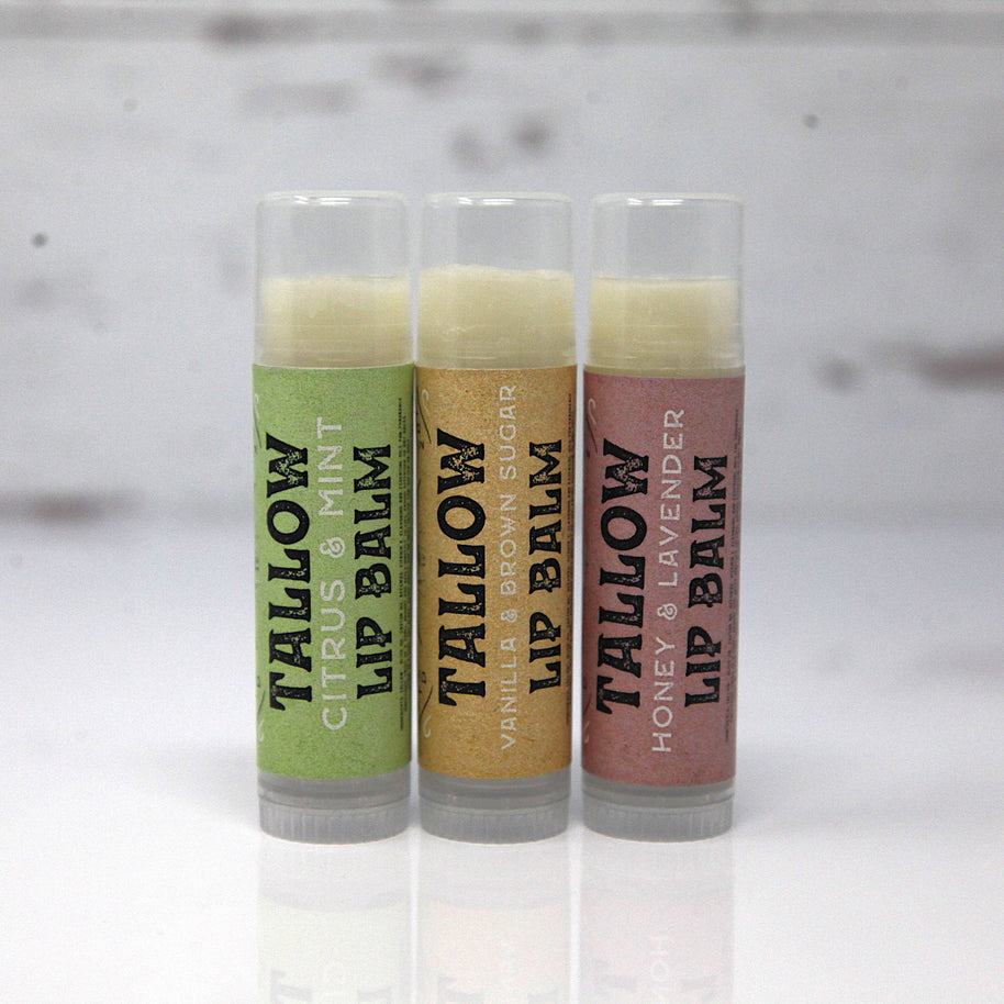 Tallow Lip Balm - .5 oz / 14g Twist-Up Tube