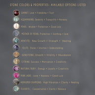 Semi Precious Hexagon Gemstone Studs (8mm gold)