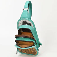 Leather Western Sling Bag