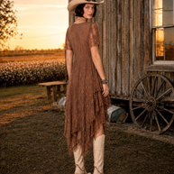 Romantic Tiered Lace Dress
