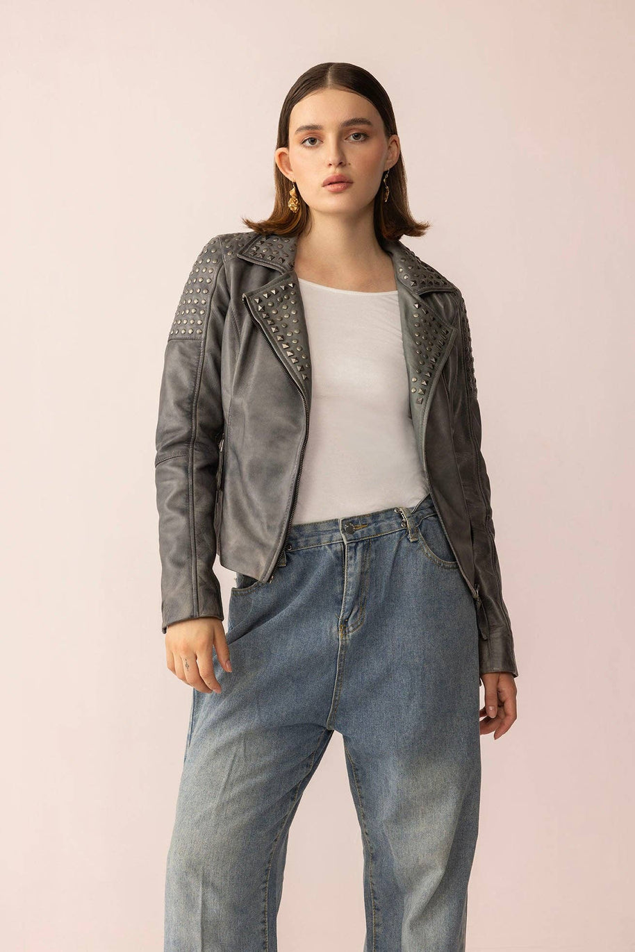 Shadow Storm Leather Jacket