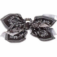 Paisley Print Hair Clip, Several Colors