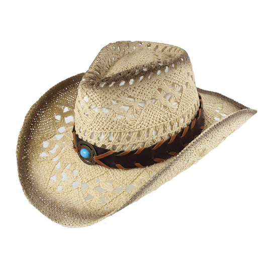 Woven Cowboy Hat with Band