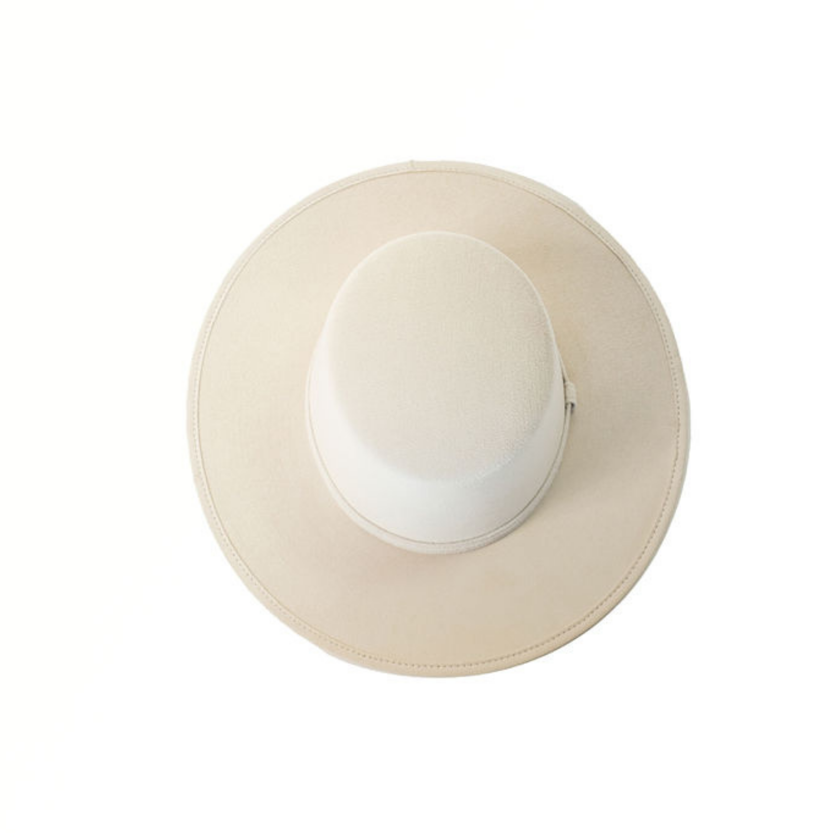 Vegan Suede Boater Hat