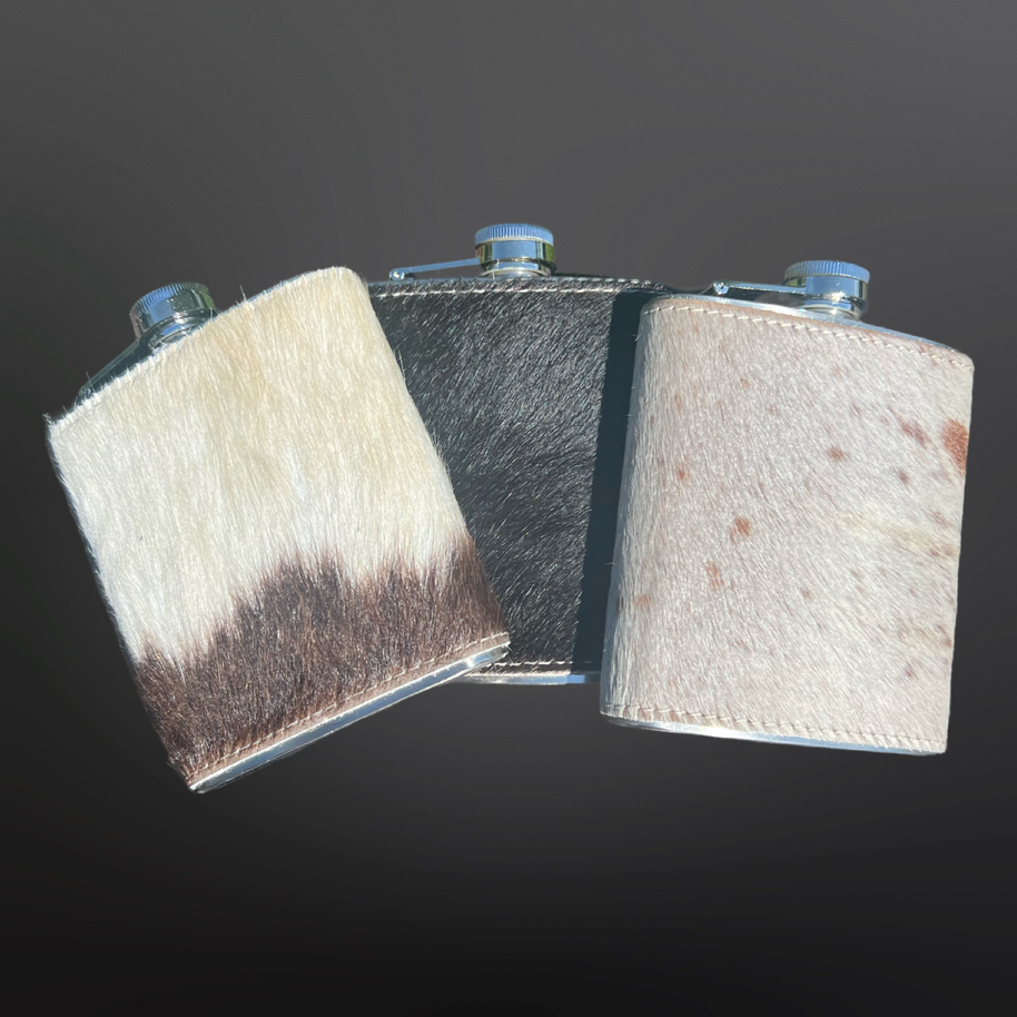 Cowhide Flask Stainless Steel