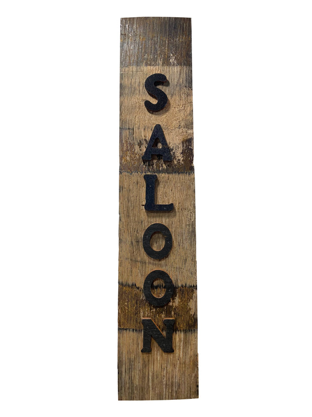 Saloon Barrel Stave Sign