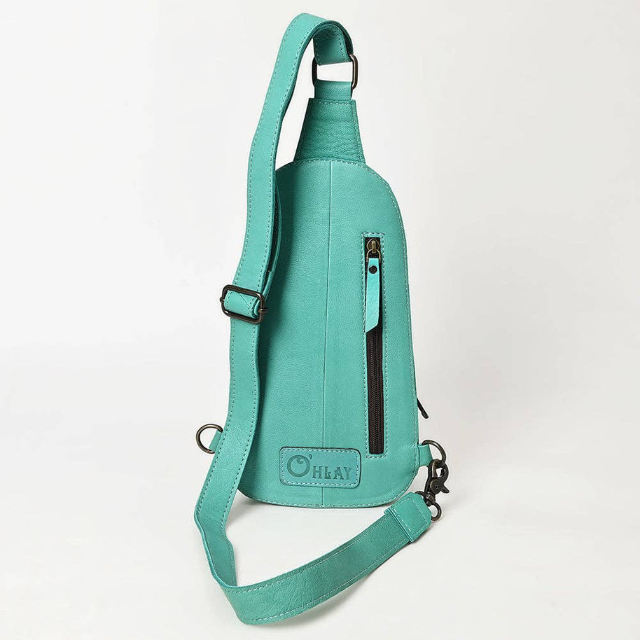 Leather Western Sling Bag