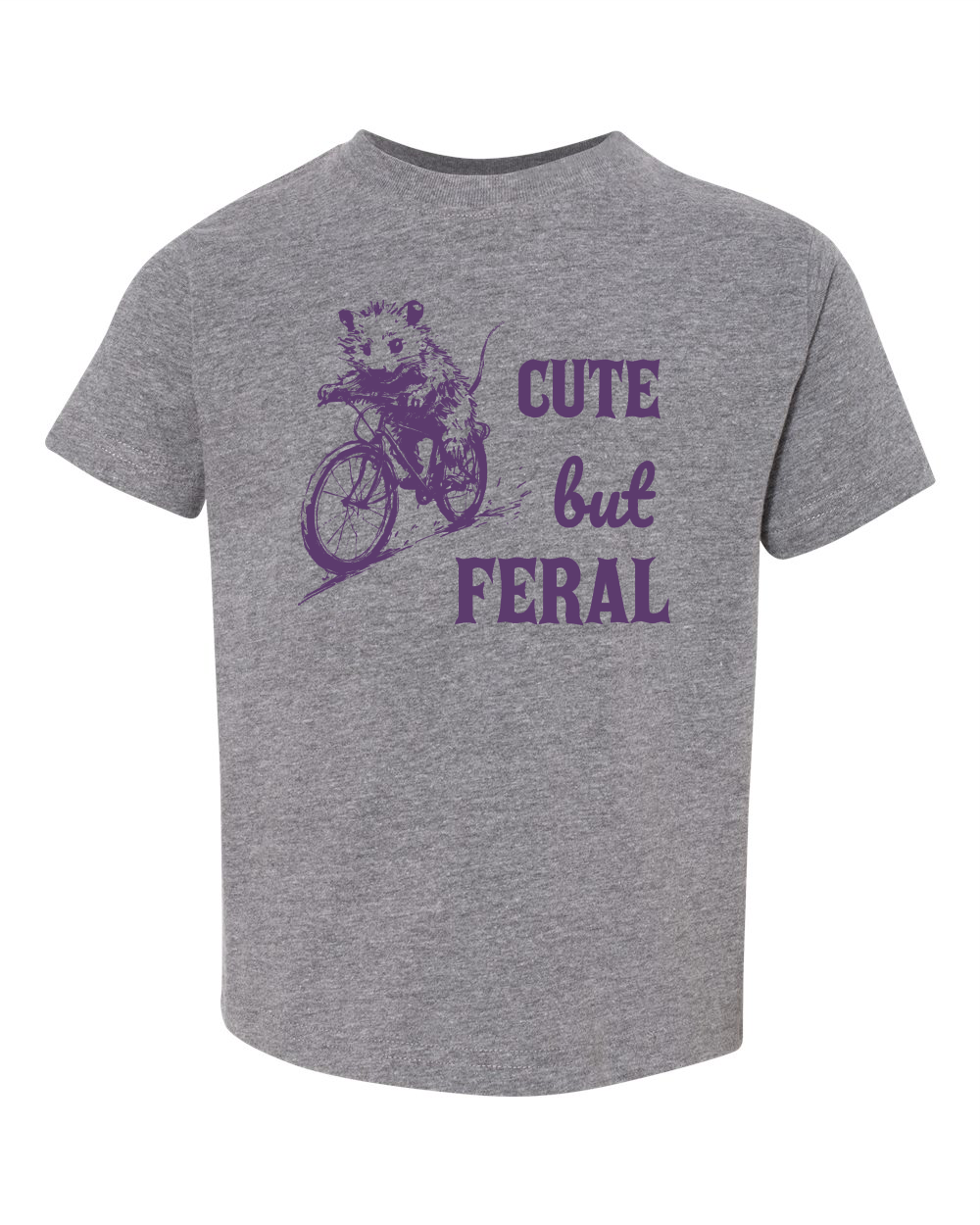 Cute but Feral Possum Kids T-shirt