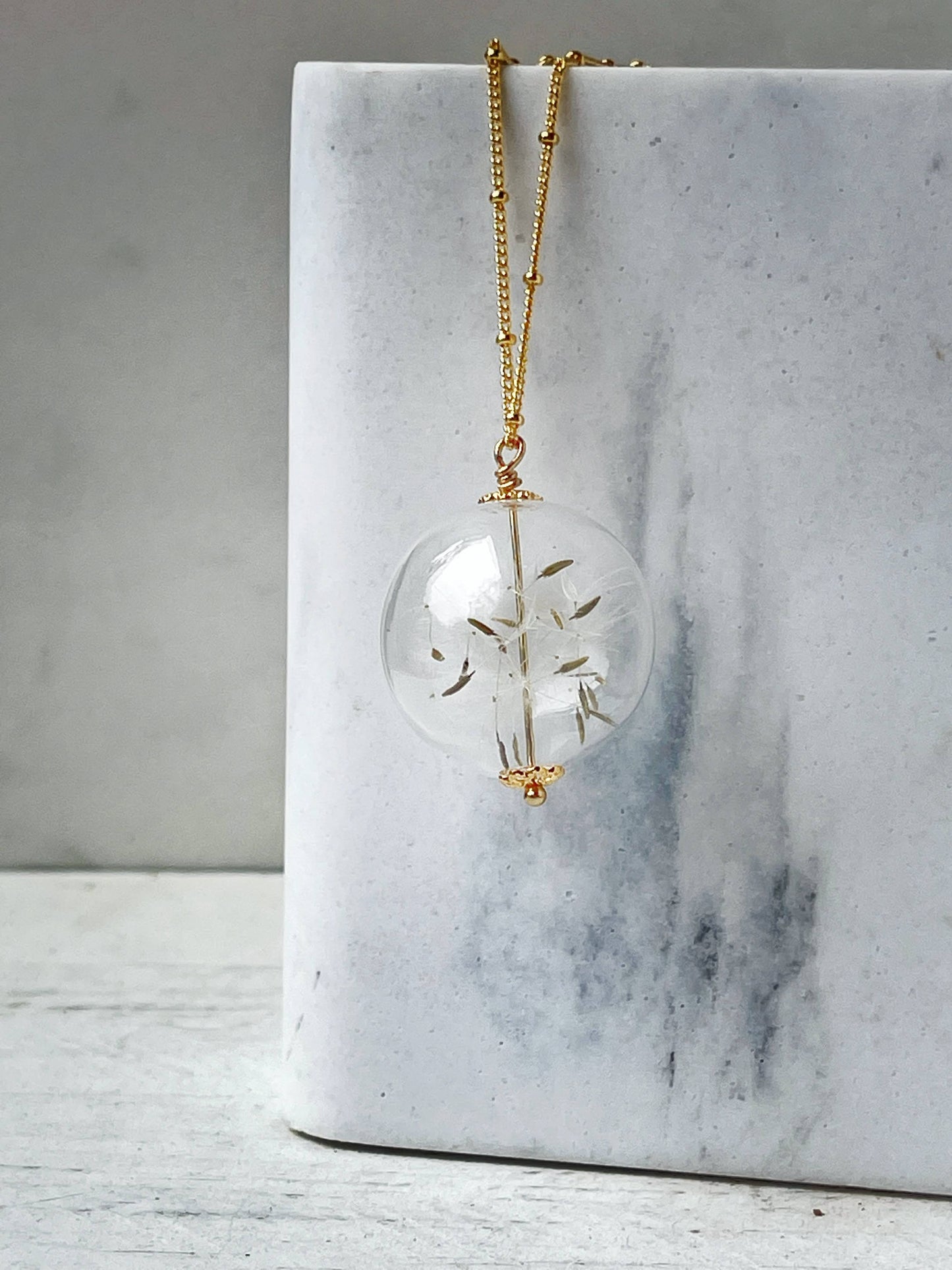 Dandelion Wish Necklace