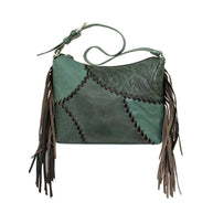 Gypsy Patch Zip Top Shoulder Bag