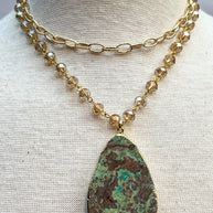 Sabrina Gold Short Necklace