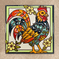 Southwest Rooster Tile (6176)