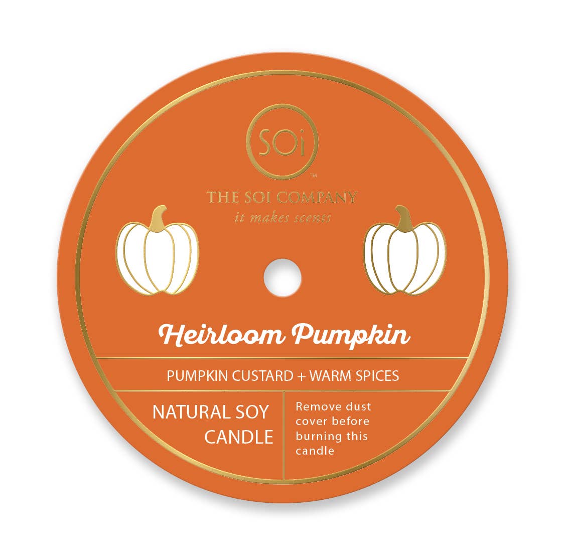 Heirloom Pumpkin  Fall 12oz  Icon Candle