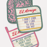 Stir the Pot Marquee Pot Holders (Set of 2)