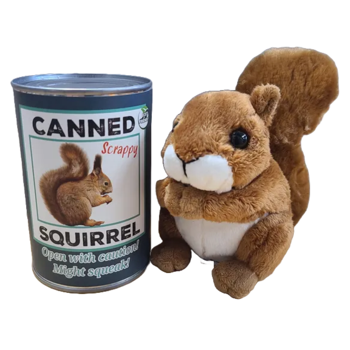 Scrappy the Canned Squirrel