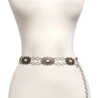 Navajo-Style Concho Chain Belt