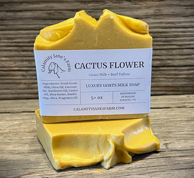 Cactus Flower Goats Milk + Tallow Soap