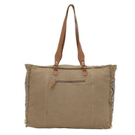 Cowhide Myra Weekender Bag