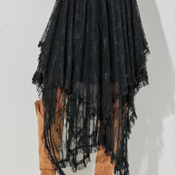 Lace Layered Hem Skirt