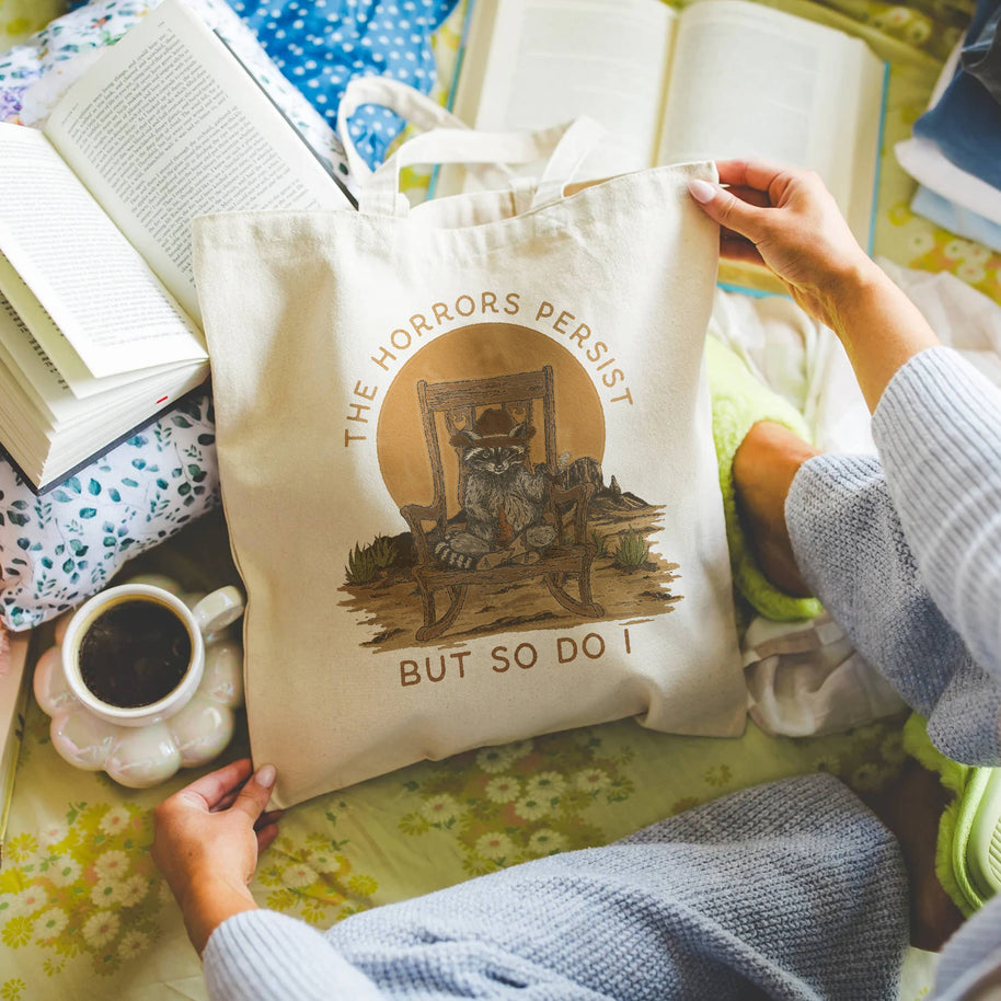 The Horrors Persist Tote Bag