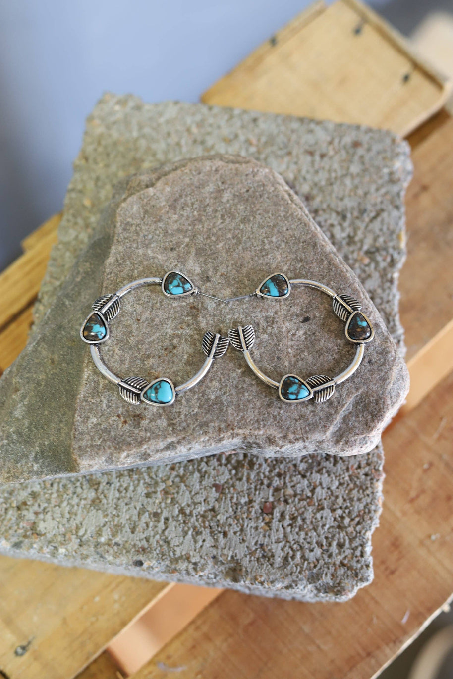 Arrow Hoop Earrings 1390